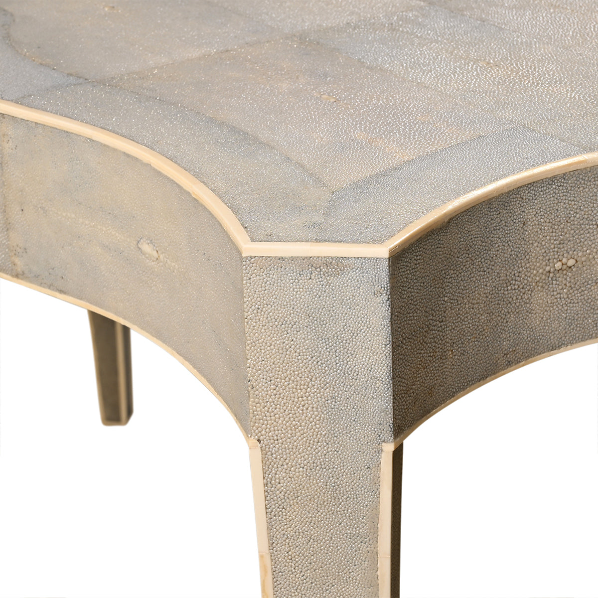 Vendome Table in Ciel Blue Shagreen