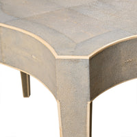Vendome Table in Ciel Blue Shagreen