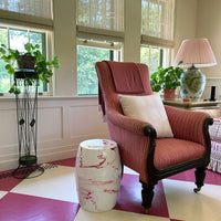 Marbled Garden Stool