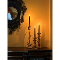 Jean Roger Tulip Candlestick in Gold