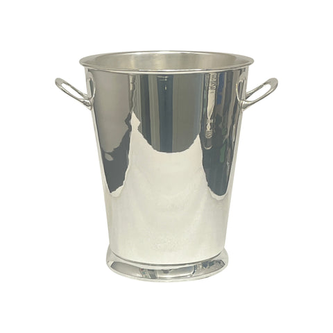 Vintage Champagne Bucket with Pedestal Base and  Angled Handles