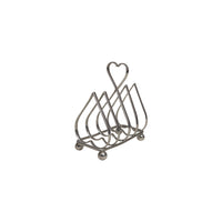 Vintage 4-Slice Heart Toast Rack