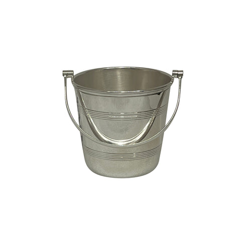 Vintage Ice Bucket with Hinged Handle