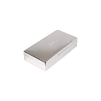 Vintage Medium Classic Box with Engine-Turned Lid and Rectangular Badge