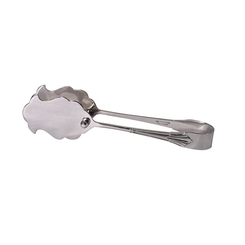 Vintage Pastry Tongs with Shield Profile