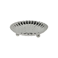 Vintage 10.5" Large Fluted Bowl with Ball Feet