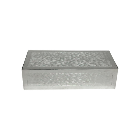 Vintage Box with Wood-Grained Engraving