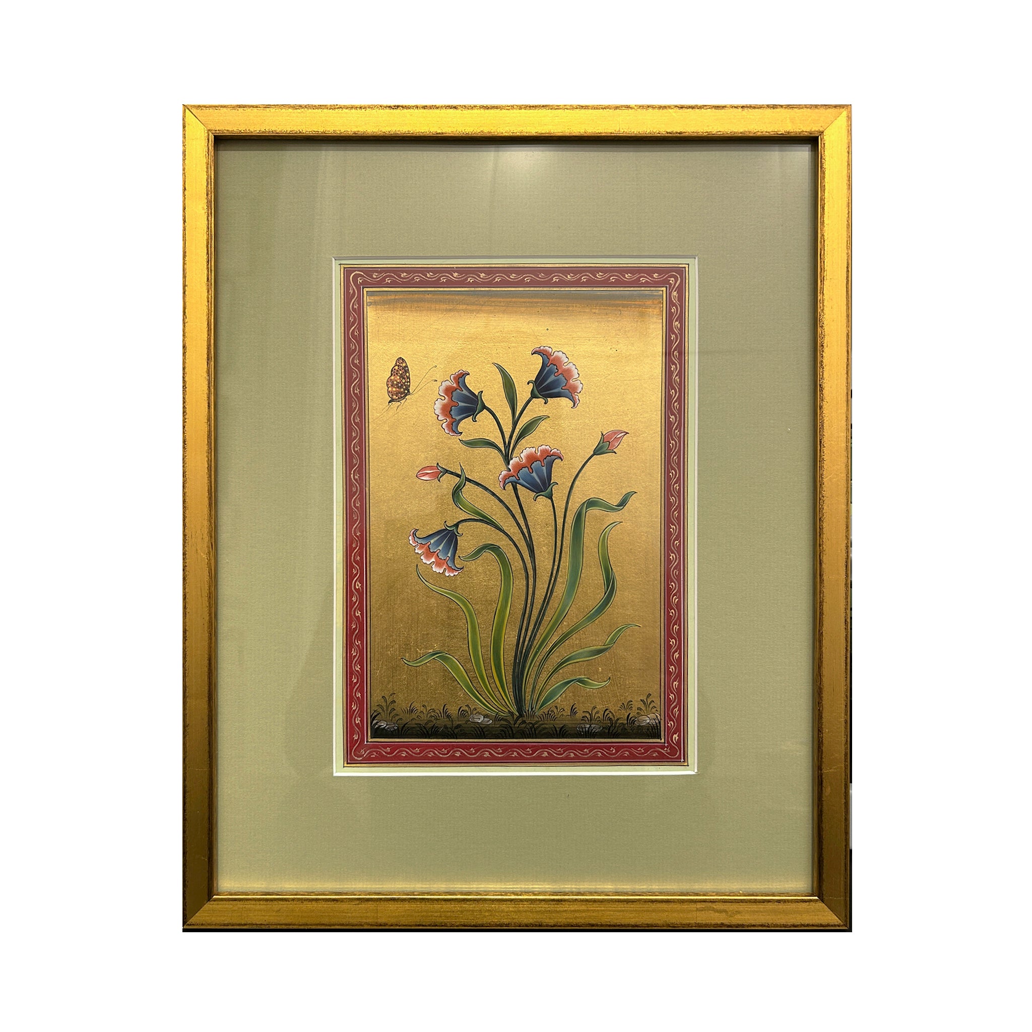 Hand-Painted Contemporary Indian Botanical Paintings