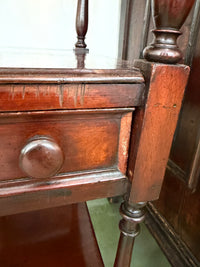 Small Regency Mahogany Etagere