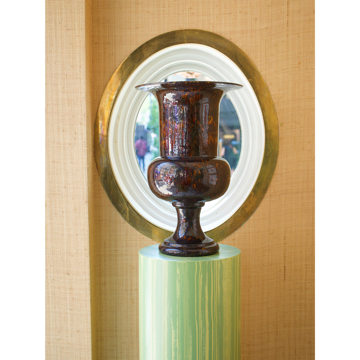 Jean Roger Large Medici Urn in Lunar Brown