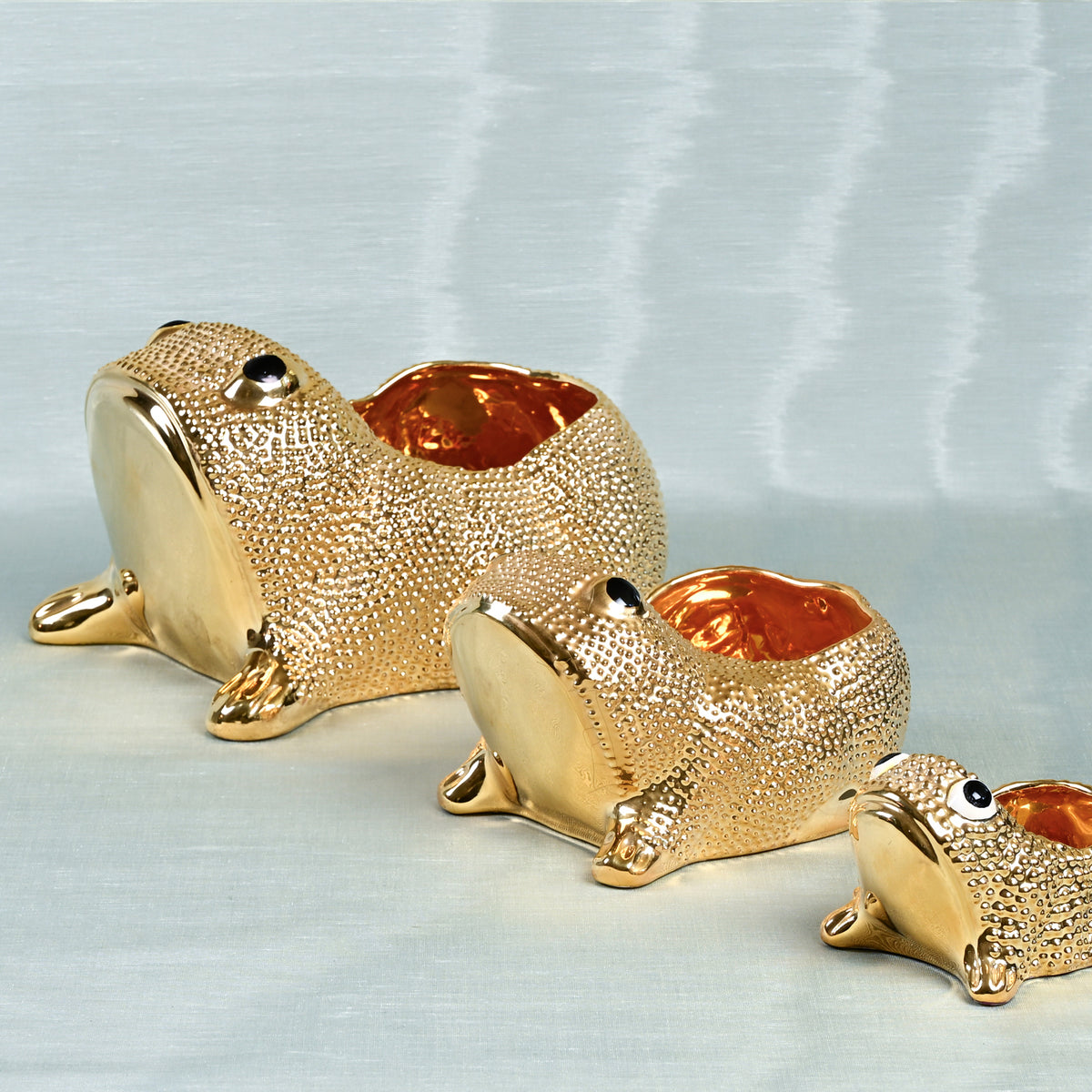 Large Jean Roger Frog in Gold