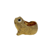 Small Jean Roger Frog in Gold