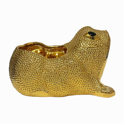 Large Jean Roger Frog in Gold