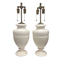 Jean Roger Large Mazarin Lamp in Matte White