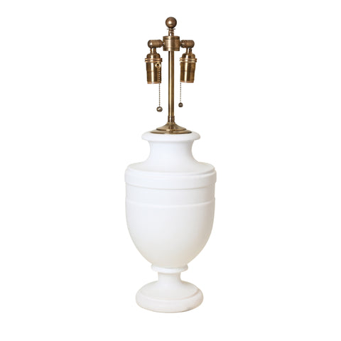 Jean Roger Large Mazarin Lamp in Matte White