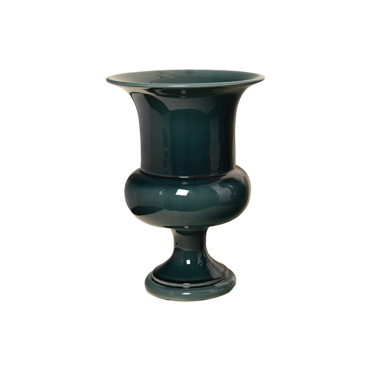 Jean Roger Medium Medici Urn in Peacock