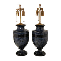 Jean Roger Medium Mazarin Lamp in Jellyfish with Black Bands