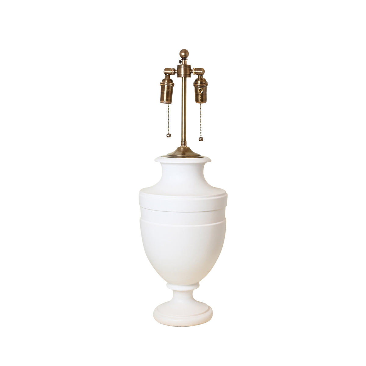 Jean Roger Medium Mazarin Lamp in Matte White