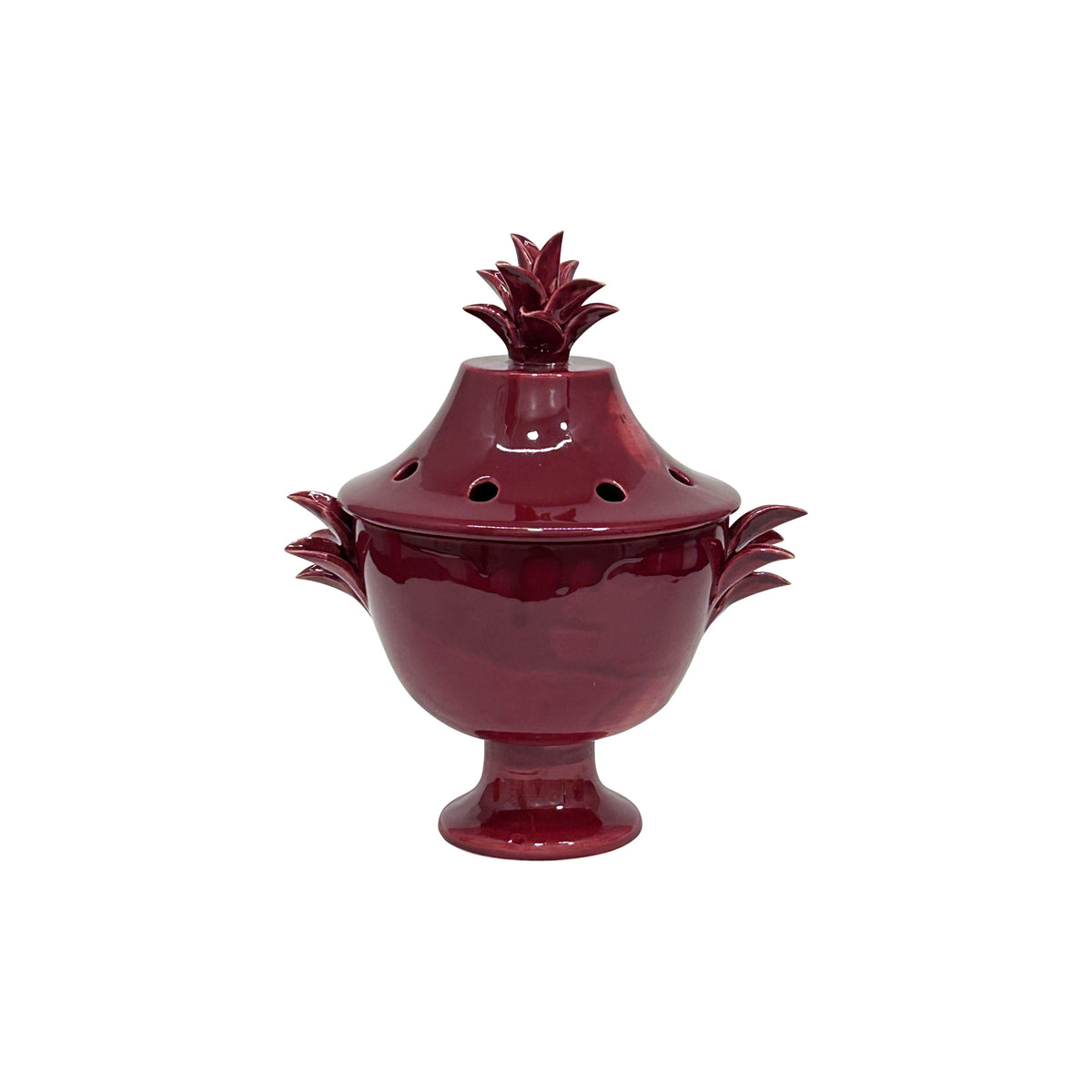 Jean Roger Empire Pique Fleurs Flower Pot with Lid