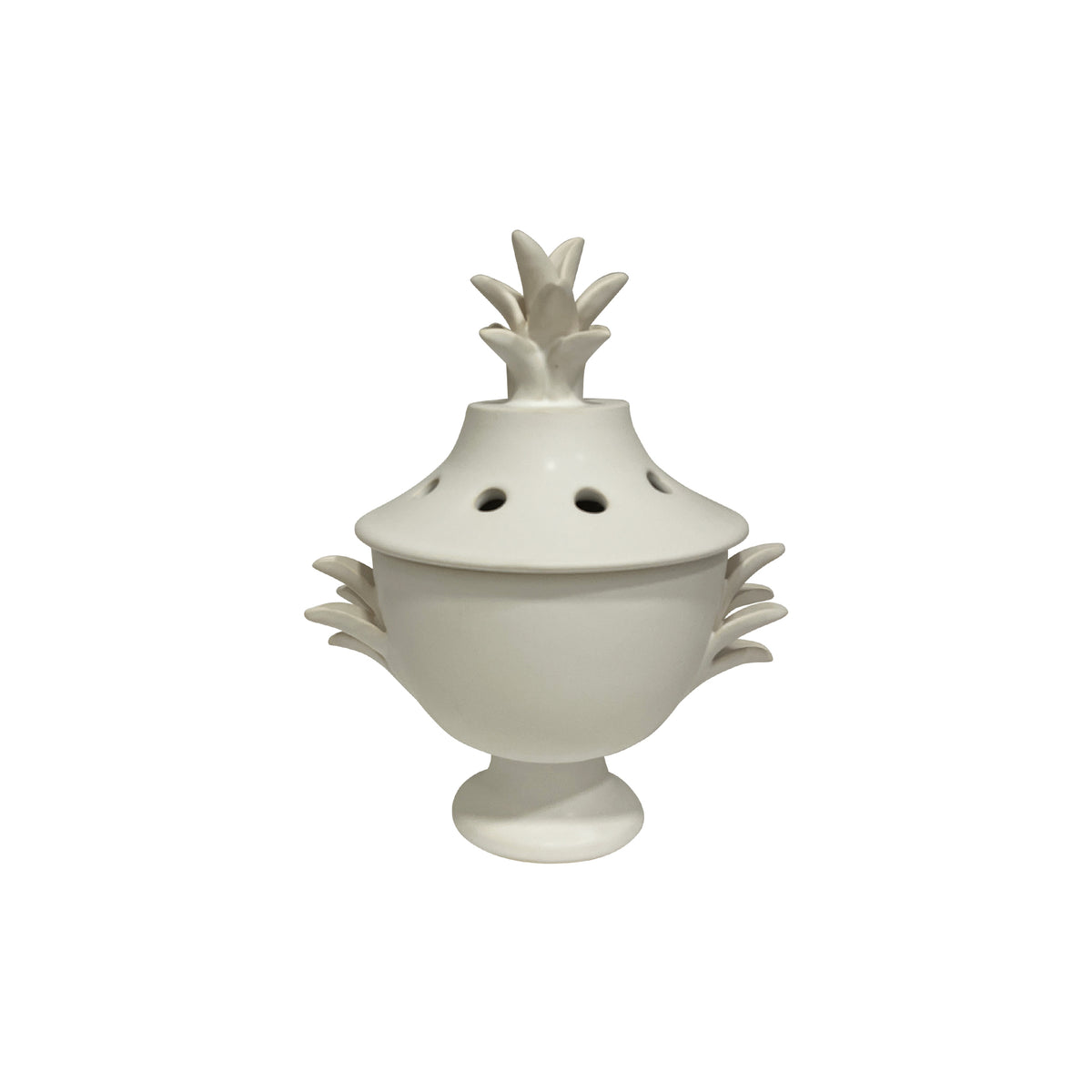 Jean Roger Empire Pique Fleurs Flower Pot with Lid