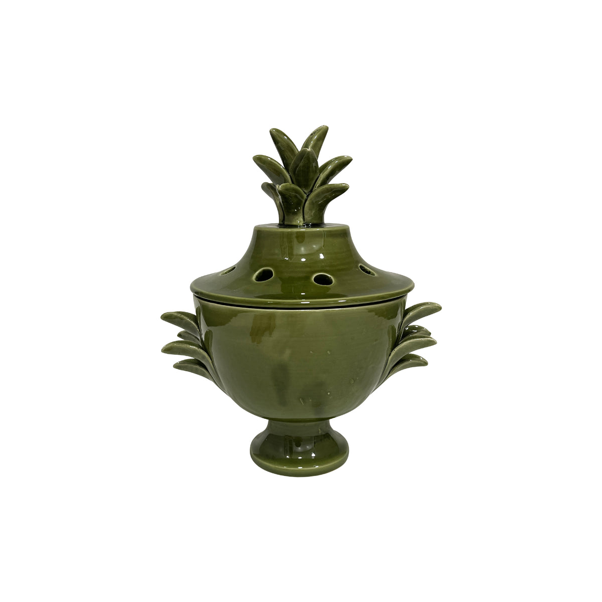 Jean Roger Empire Pique Fleurs Flower Pot with Lid