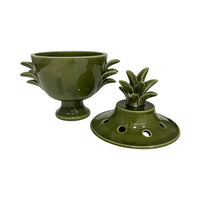 Jean Roger Empire Pique Fleurs Flower Pot with Lid