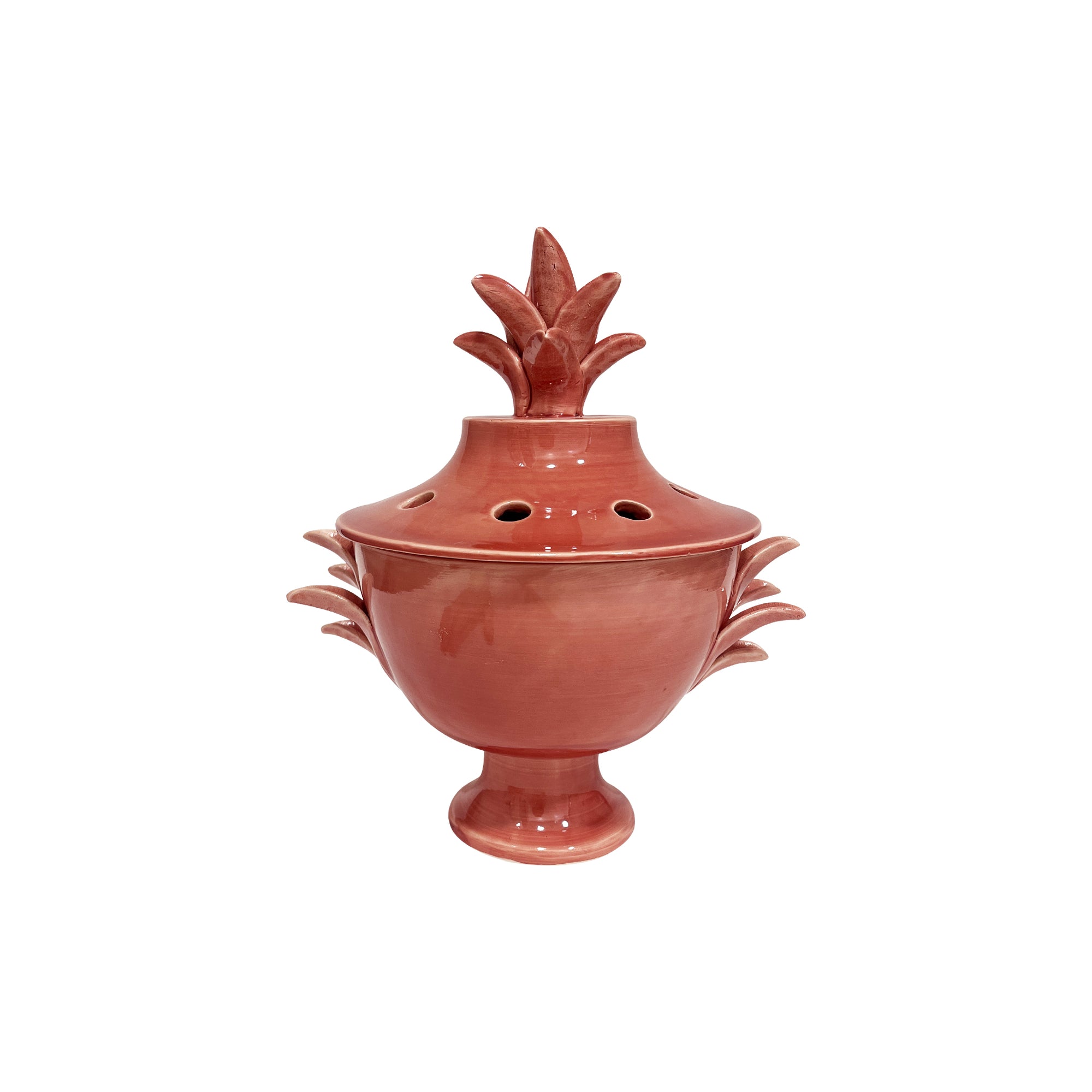 flower pot ceramics Jean Roger Empire Pique Fleurs Flower Pot with Lid – KRB