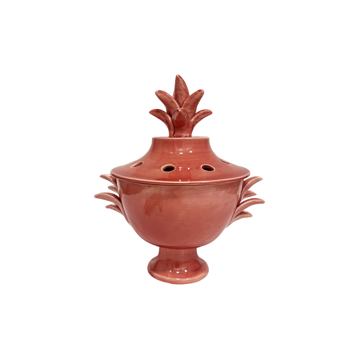 Jean Roger Empire Pique Fleurs Flower Pot with Lid