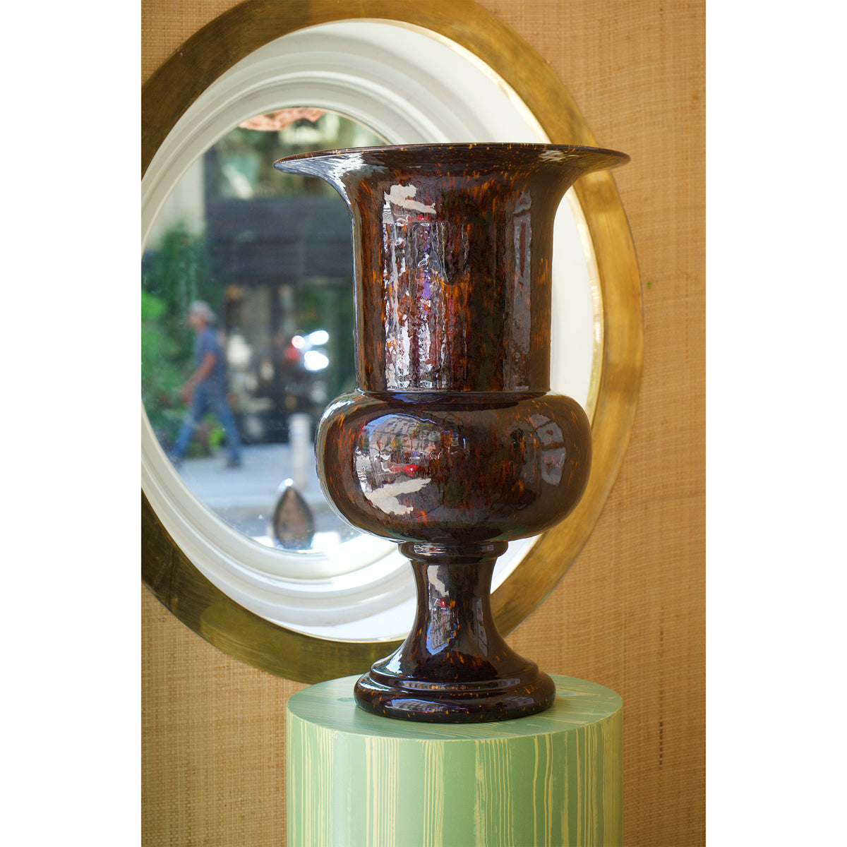 Jean Roger Large Medici Urn in Lunar Brown
