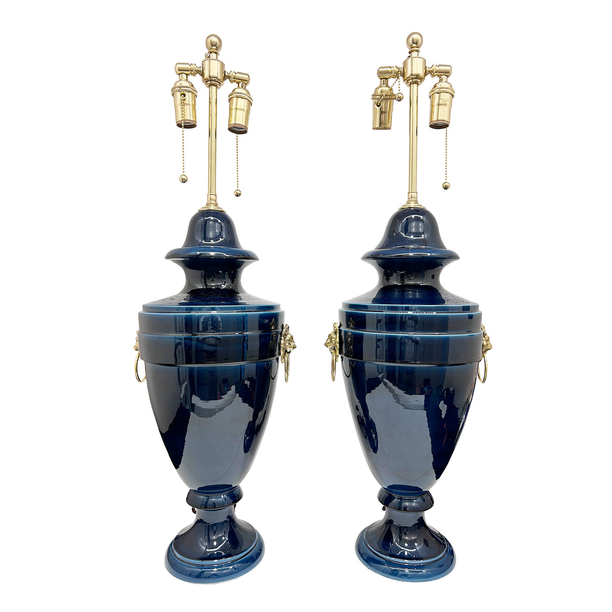 Jean Roger Trianon Lamp in Navy