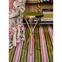 KRB Drinks Table with Brass