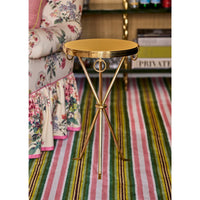 KRB Drinks Table with Brass