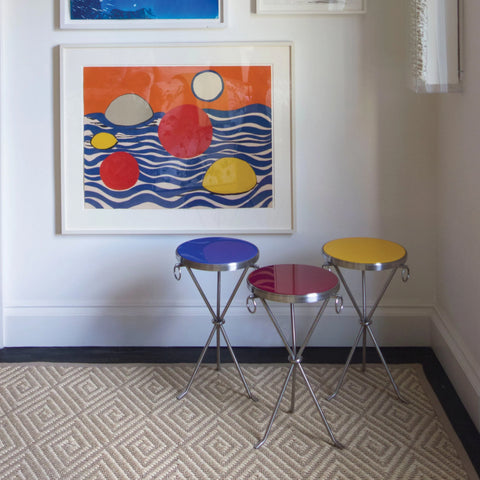 KRB Drinks Table with Nickel