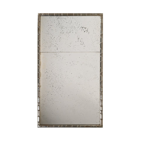 KRB Silver Gilt Bamboo Trumeau Mirror