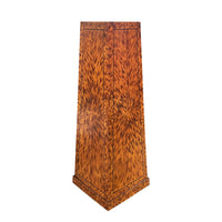 KRB Hand-Painted Square Pedestal in Natural Faux Tortoise