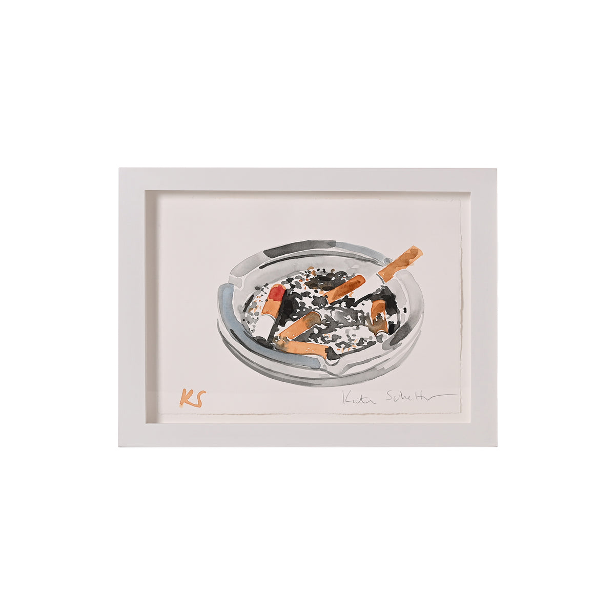 Kate Schelter, Ashtray Round Cigarette Butts