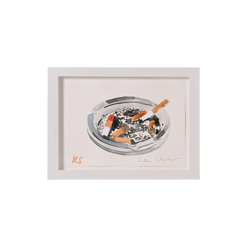 Kate Schelter, Ashtray Round Cigarette Butts