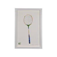 Kate Schelter, Badminton Racket with Green and Blue