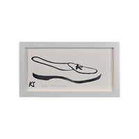 Kate Schelter, Belgian Shoe White Black Piping