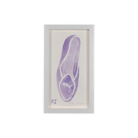 Kate Schelter, Belgian Shoe Lavender White Piping