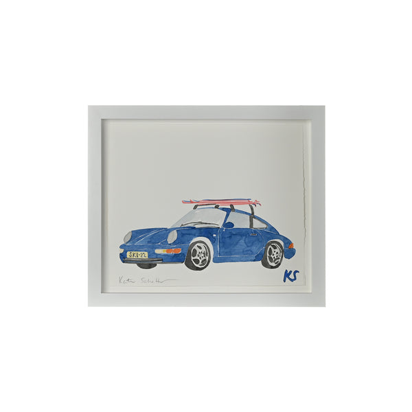 Kate Schelter, Porsche 911 Ski Rack Blue