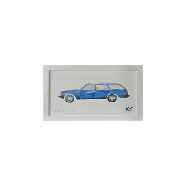 Kate Schelter, Mercedes Wagon 1979 300TD Diesel Station Wagon Blue