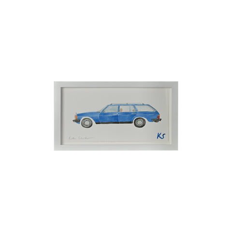 Kate Schelter, Mercedes Wagon 1979 300TD Diesel Station Wagon Blue