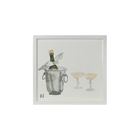 Kate Schelter, Champagne Chilling Two Coupes