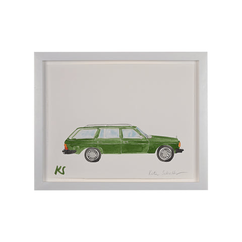 Kate Schelter, Green Mercedes 1979 300TD Diesel Station Wagon