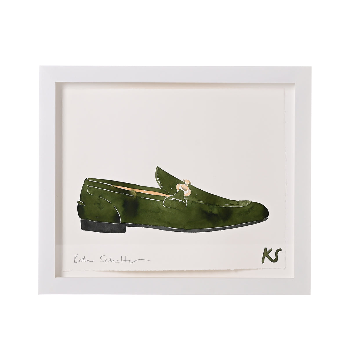 Kate Schelter, Gucci Loafer Green