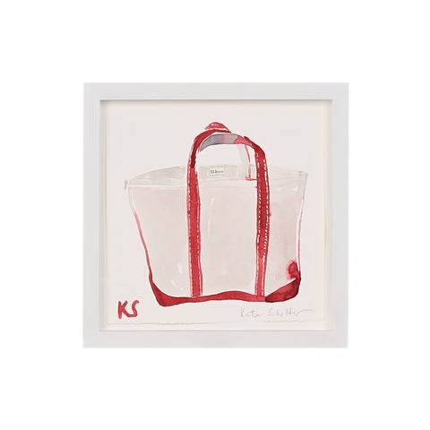 Kate Schelter, LL Bean Boat & Tote Red