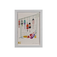 Kate Schelter, Buoys on Shingle Shack in GSHI, Maine