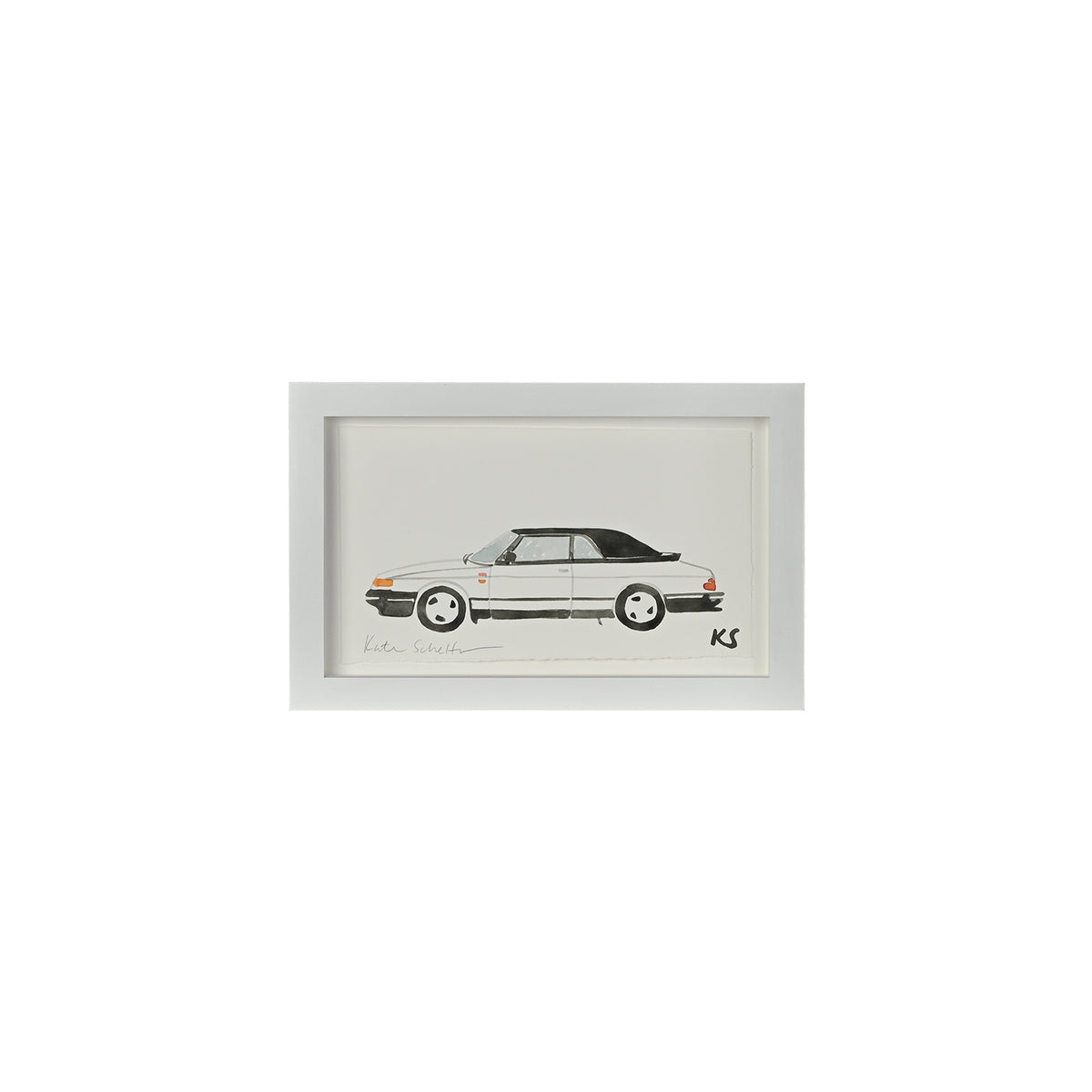 Kate Schelter, Saab 900 Turbo Convertible White
