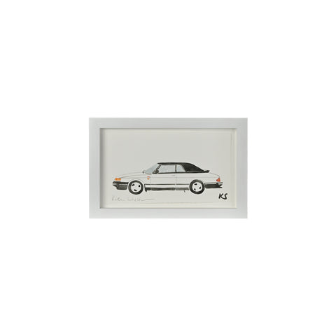 Kate Schelter, Saab 900 Turbo Convertible White